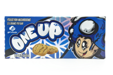 One Up Trefoils Mushroom Bars