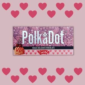 Polkadot Cherry Garcia Mushroom Chocolate Bar For Sale