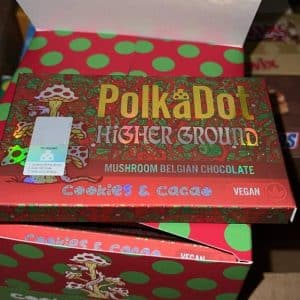 Polkadot Cookies and Cacao Belgian Chocolate